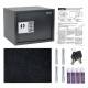Сейф мебельный DASWERK (ДАСВЕРК) SC-300EL (300х380х300 мм), электронный замок, графит, 291346. Фото товара с разных ракурсов.