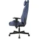 Кресло игровое Knight N1 Fabric синий Light-27 с подголов. крестов. металл. Фото товара с разных ракурсов.